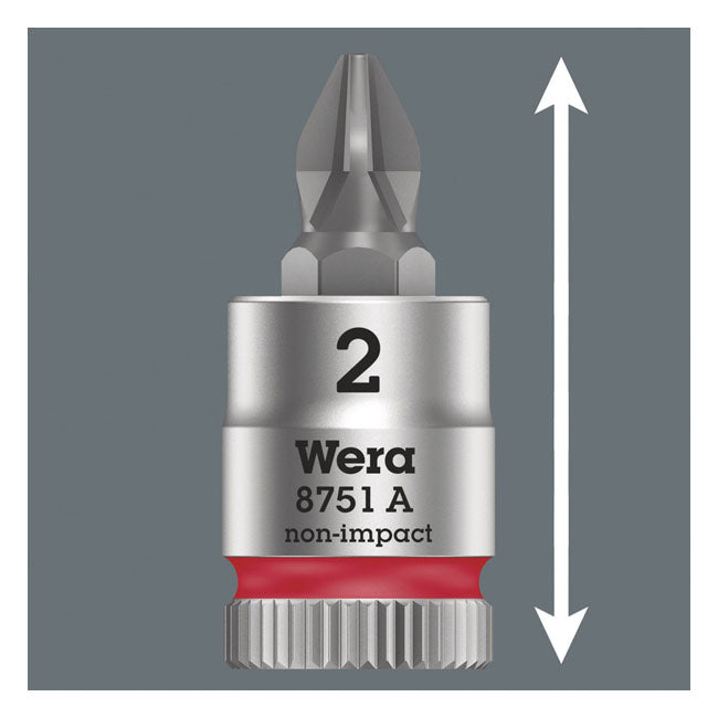 Wera Zyklop 1/4" Phillips socket bit TOOLS SOCKETS Wera