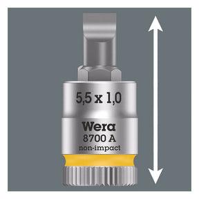 Wera Zyklop 1/4" Slotted socket bit TOOLS SOCKETS Wera