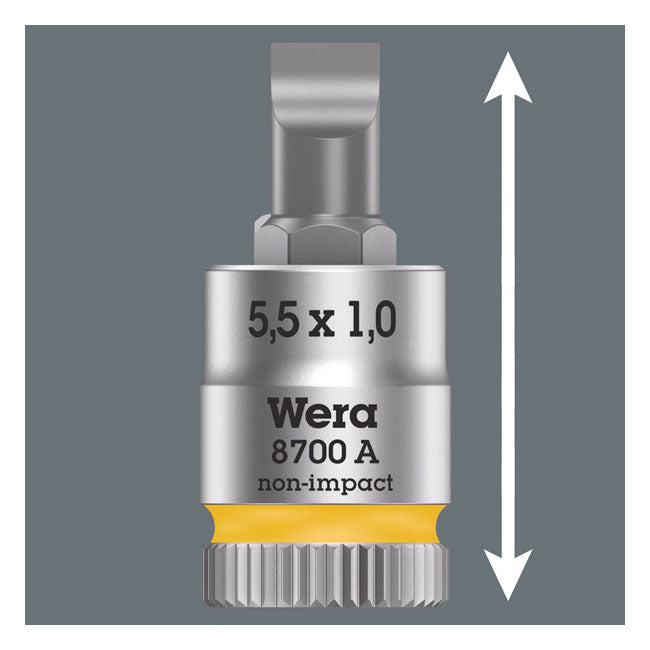 Wera Zyklop 1/4" Slotted socket bit TOOLS SOCKETS Wera