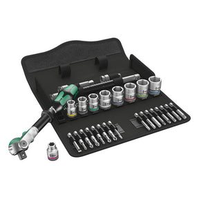Wera Zyklop ratchet kit 29 pcs. 3/8" drive Metric sizes TOOLS SOCKET SET Wera