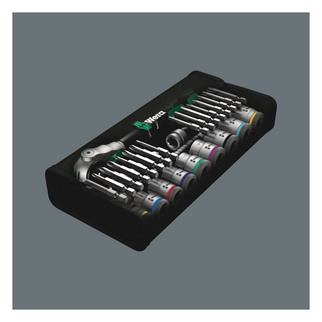 Wera Zyklop ratchet kit 29 pcs. 3/8" drive US sizes TOOLS SOCKET SET Wera