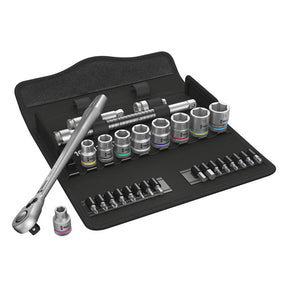 Wera Zyklop metal ratchet kit 29 pcs. 3/8" drive - Metric TOOLS SOCKET SET Wera