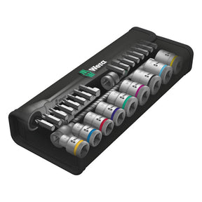 Wera Zyklop metal ratchet switch kit 3/8" drive - US sizes TOOLS SOCKET SET Wera