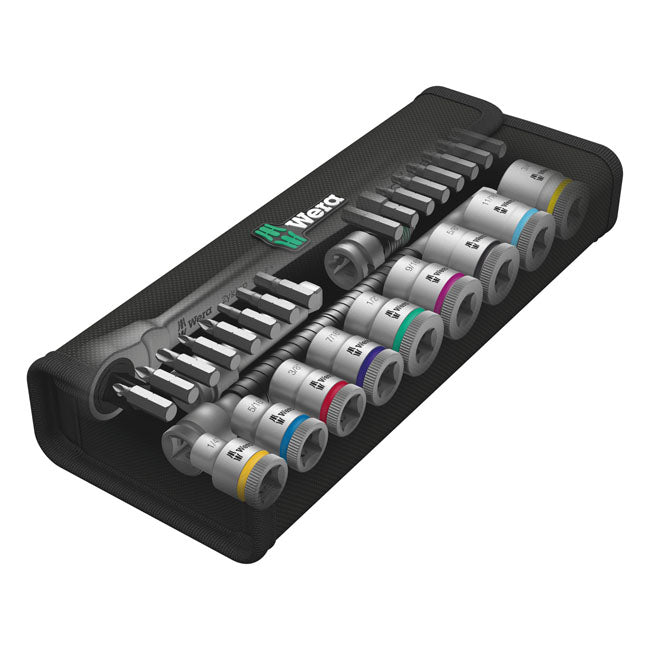 Wera Zyklop metal ratchet switch kit 3/8" drive - US sizes TOOLS SOCKET SET Wera