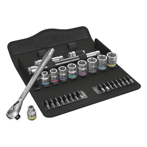 Wera Zyklop metal ratchet switch kit 3/8" drive - US sizes TOOLS SOCKET SET Wera