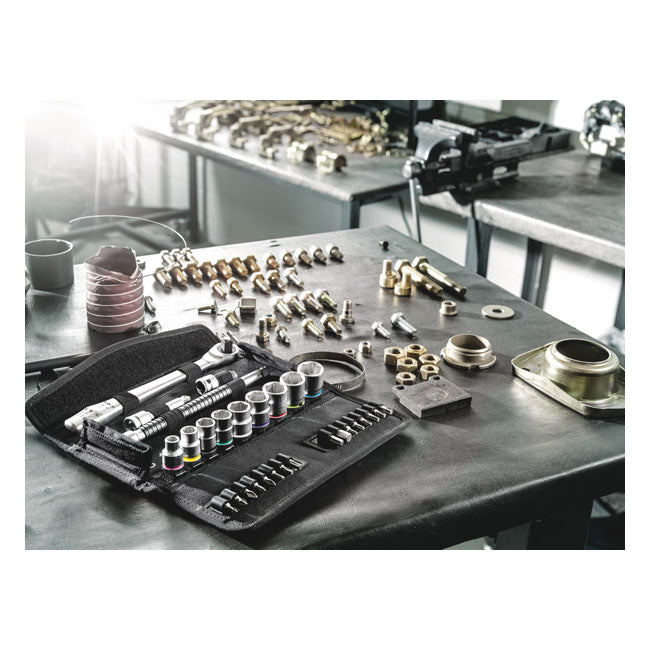 Wera Zyklop metal ratchet switch kit 3/8" drive - US sizes TOOLS SOCKET SET Wera