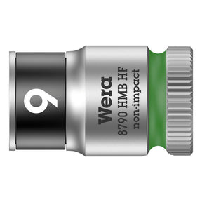 Wera Zyklop 3/8" socket with holding function - Metric 9.0 TOOLS SOCKETS Wera