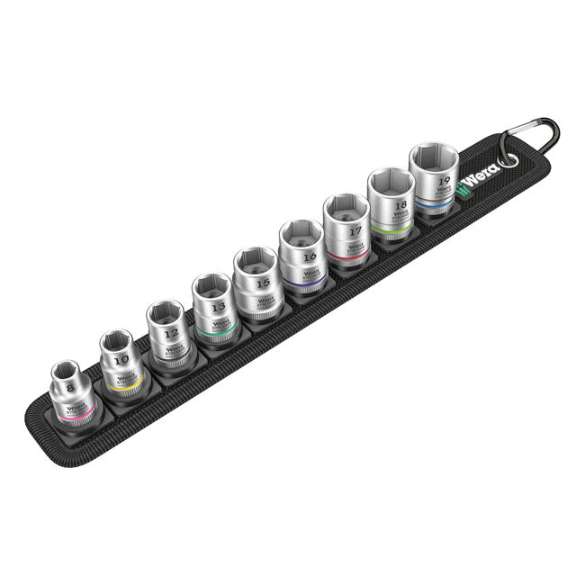 Wera socket belt with 3/8" drive hex sockets - Metric TOOLS SOCKET SET Wera