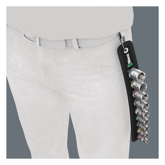Wera socket belt with 3/8" drive hex sockets - Metric TOOLS SOCKET SET Wera