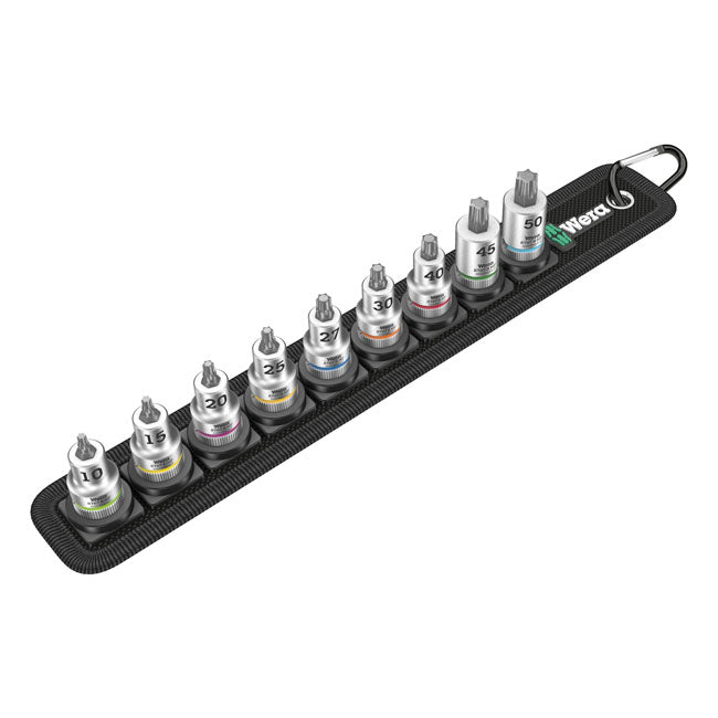 Wera socket belt with 3/8" drive Torx® socket bits TOOLS SOCKETS Wera