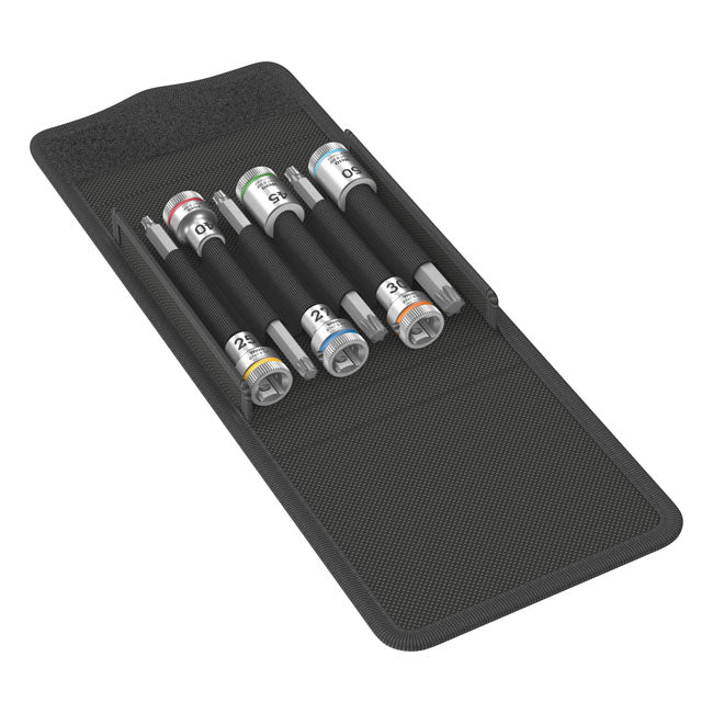 Wera Torx® socket bit set 3/8" with holding function TOOLS SOCKET SET Wera