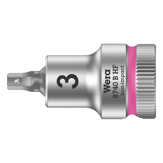 Wera Zyklop 3/8" Hex socket bit with holding function Metric TOOLS SOCKETS Wera