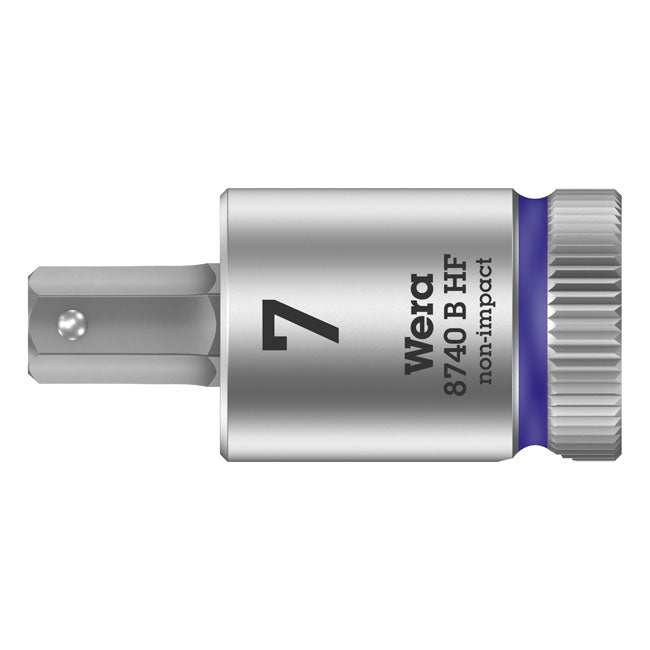 Wera Zyklop 3/8" Hex socket bit with holding function Metric TOOLS SOCKETS Wera