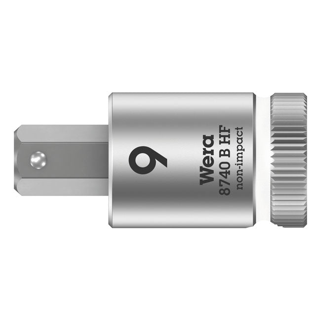 Wera Zyklop 3/8" Hex socket bit with holding function Metric TOOLS SOCKETS Wera