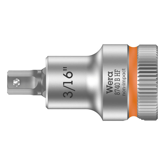 Wera Zyklop 3/8" Hex socket bit w/ holding function US sizes TOOLS SOCKETS Wera