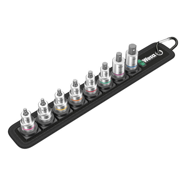 Wera socket belt with 3/8" drive Hex socket bits - US sizes TOOLS SOCKET SET Wera