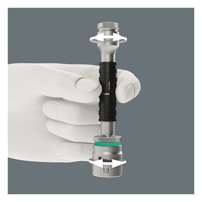 Wera Zyklop 3/8" short extension 125mm TOOLS SOCKETS Wera