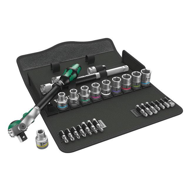 Wera Zyklop speed ratchet kit 1/2" drive - Metric sizes TOOLS SOCKET SET Wera