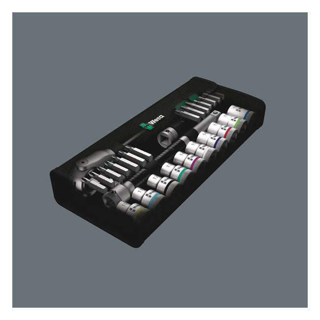 Wera Zyklop speed ratchet kit 1/2" drive - Metric sizes TOOLS SOCKET SET Wera