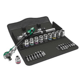 Wera Zyklop speed ratchet kit 1/2" drive - US sizes TOOLS SOCKET SET Wera
