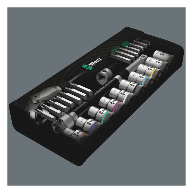 Wera Zyklop speed ratchet kit 1/2" drive - US sizes TOOLS SOCKET SET Wera