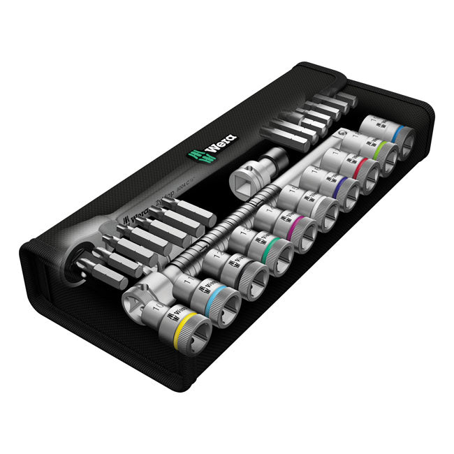 Wera Zyklop metal ratchet switch kit 1/2" drive Metric sizes TOOLS SOCKET SET Wera