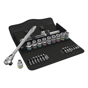 Wera Zyklop metal ratchet switch kit 1/2" drive Metric sizes TOOLS SOCKET SET Wera