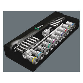 Wera Zyklop metal ratchet switch kit 1/2" drive Metric sizes TOOLS SOCKET SET Wera