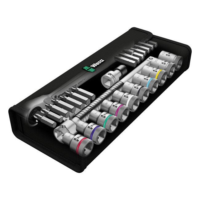 Wera Zyklop metal ratchet switch kit 1/2" drive US sizes TOOLS SOCKET SET Wera