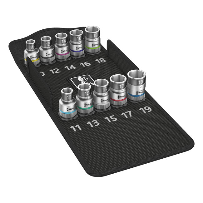 Wera Zyklop 1/2" Hex socket set with holding function Metric TOOLS SOCKET SET Wera