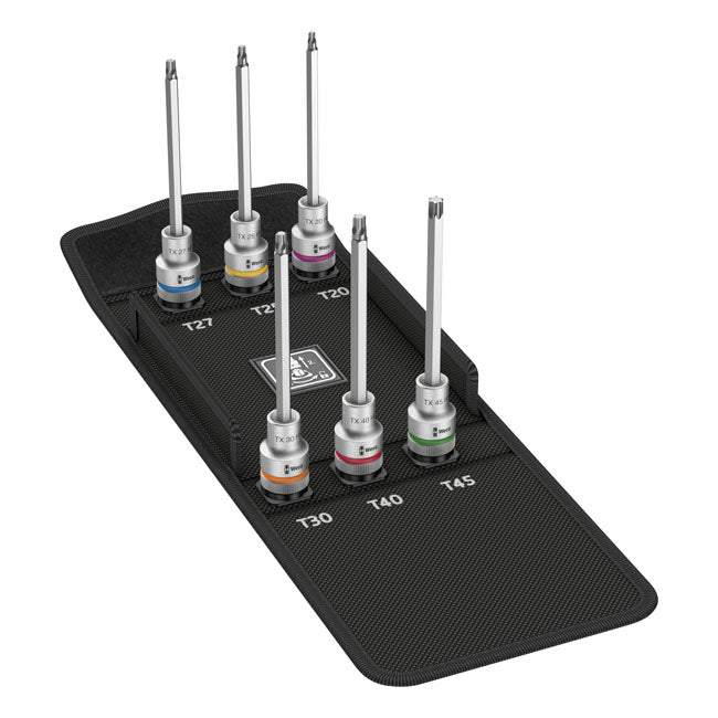 Wera Zyklop 1/2" drive extended Torx® socket bit set TOOLS SOCKET SET Wera