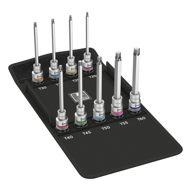 Wera Zyklop 1/2" drive extended Torx® socket bit set TOOLS SOCKET SET Wera