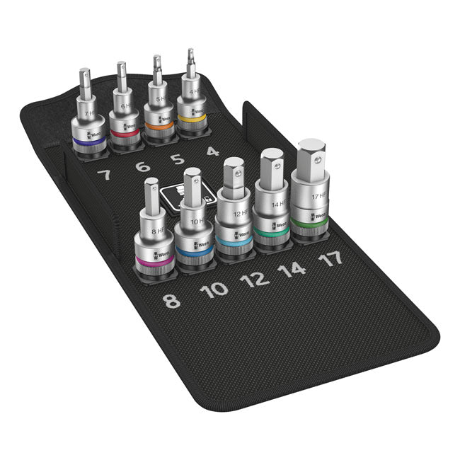 Wera Zyklop 1/2" drive Hex socket bit set - Metric TOOLS SOCKET SET Wera