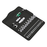 Wera Zyklop ratchet kit Kraftform Mini 2, 1/4" drive Metric TOOLS SOCKET SET Wera