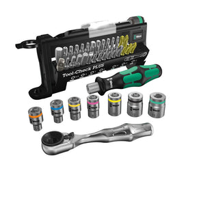 Wera tool-check plus 1/4" drive - Metric sizes TOOLS SOCKET SET Wera