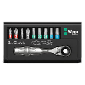 Wera bit-check 10 pcs. Zyklop Mini BiTorison 1 TOOLS SOCKET SET Wera