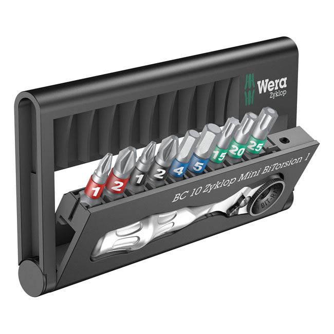 Wera bit-check 10 pcs. Zyklop Mini BiTorison 1 TOOLS SOCKET SET Wera