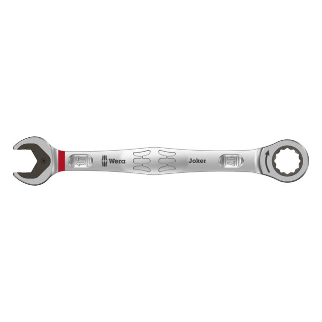 Wera ratcheting wrench open/ box end 17mm Joker - Metric SOCKET WRENCH SETS Wera