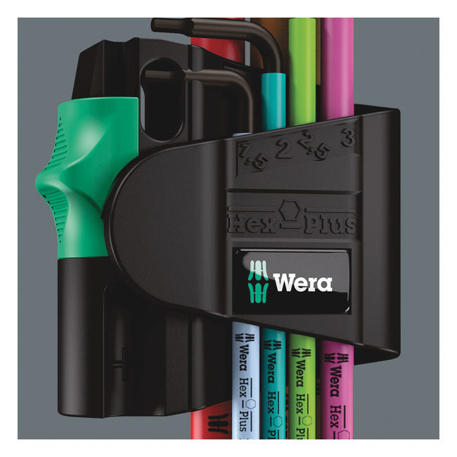 Wera hex key set multicolor Magnet - Metric Tools USA Wera