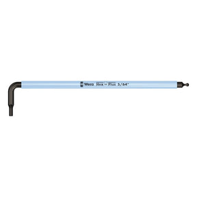 Wera hex key multicolor ice blue - US sizes 5/64" Tools USA Wera