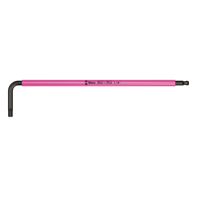 Wera hex key multicolor bright pink - US sizes 1/8" Tools USA Wera