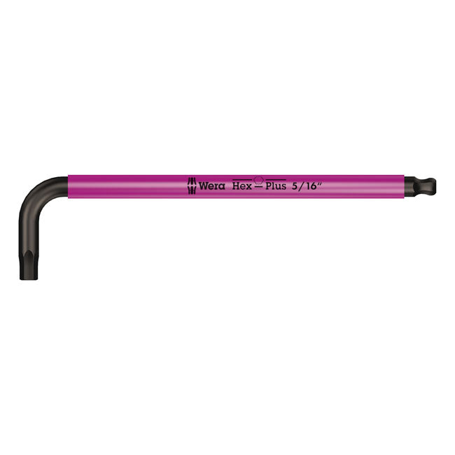 Wera hex key multicolor pink - US sizes 5/16" Tools USA Wera