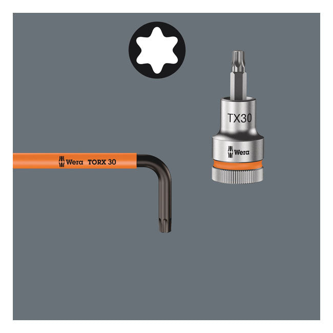 Wera Torx® key multicolor turquoise - TX9 Tools Wera
