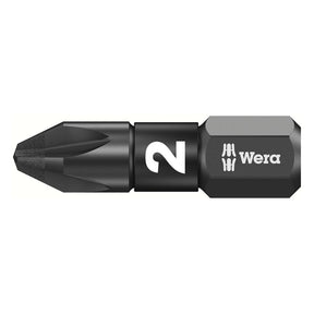 Wera 1/4" bit for Pozidriv screws Impaktor PZ2 WORKSHOP MISC Wera