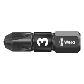 Wera 1/4" bit for Pozidriv screws Impaktor PZ3 WORKSHOP MISC Wera