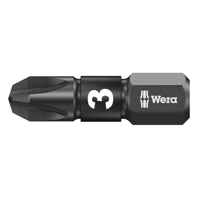 Wera 1/4" bit for Pozidriv screws Impaktor PZ3 WORKSHOP MISC Wera