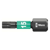 Wera 1/4" bit for Torx® screws Impaktor TX15 WORKSHOP MISC Wera