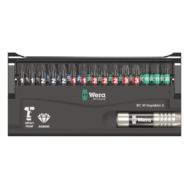 Wera bit-check 30 pcs. kit Impaktor 2 WORKSHOP MISC Wera