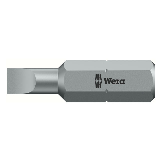 Wera 1/4" bit for slotted screws WORKSHOP MISC Wera