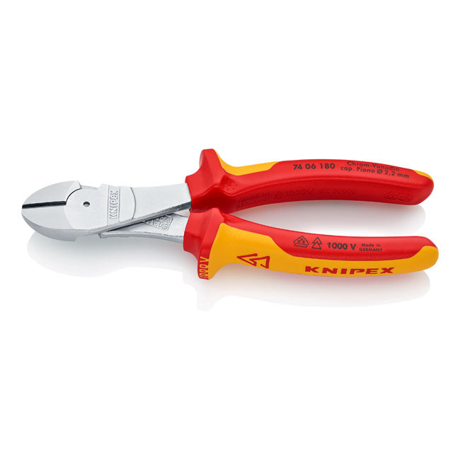 Knipex high leverage diagonal cutting pliers 180mm VDE PLIERS Knipex